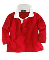 Polo by Ralph Lauren Baby Boy Rugby Shirt Polo by Ralph Lauren Baby Boy Rugby Shirt
