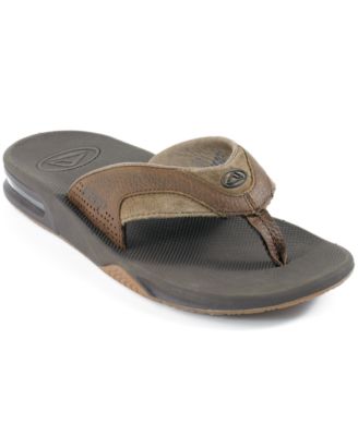 REEF Fanning Thong Sandals With Bottle Opener - Shoes - Men - Macy's