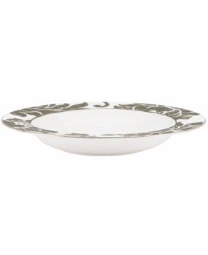 Lenox Dinnerware, Silver Applique Rim Soup Bowl