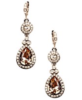 Givenchy Earrings, Silk Glass Teardrop Earrings Givenchy Earrings, Silk Glass Teardrop Earrings