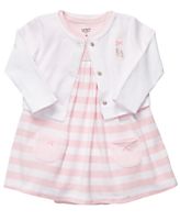 Carter's Baby Set, Baby Girls Striped Dress and Sweater