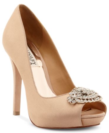 macy's black evening shoes
