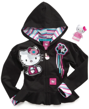 Hello Kitty Kids Hoodie, Little Girls Terry Hoodie