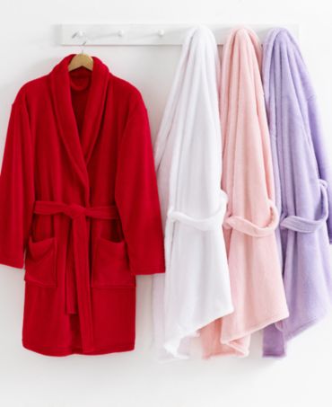 Martha Stewart Collection Plush Comfort Bath Robe