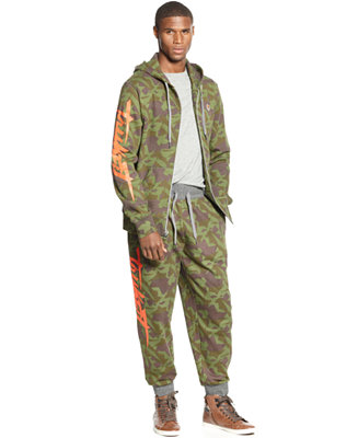 Trukfit Forest Green Camo Sweatsuit - Men - Macy's