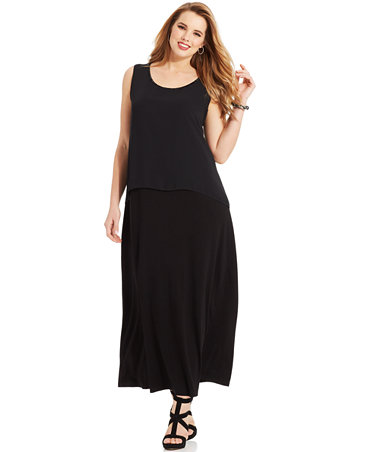 Alfani Plus Size Sleeveless Maxi Dress - Dresses - Plus Sizes - Macy&#39;s