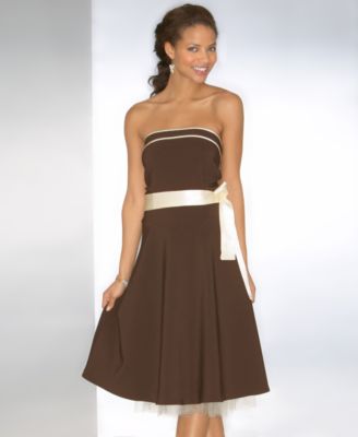 Ruby Rox Strapless Party Dress