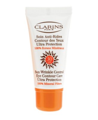 sun wrinkle control eye contour care spf 30 clarins