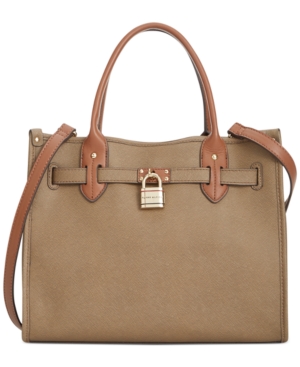 UPC 765460721840 product image for Tommy Hilfiger Saffiano Leather Th Heritage Lock Shopper | upcitemdb.com