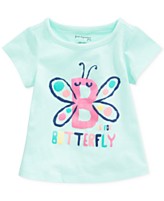 First Impressions Baby Girls' Butterfly Tee