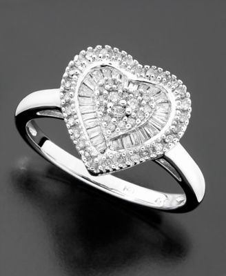 Diamond Heart Ring