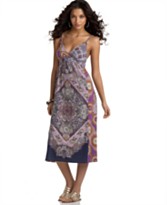 Paisley-Print Sleeveless Dress Paisley-Print Sleeveless Dress