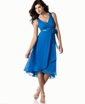 Evan Picone Dress, Sleeveless Satin Tie Evan Picone Dress, Sleeveless Satin Tie