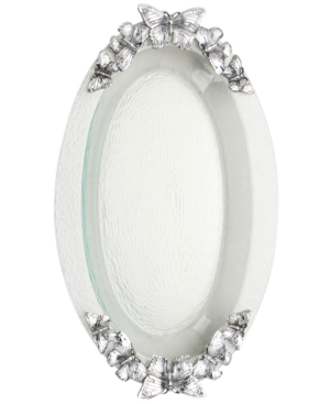 UPC 752659664200 product image for Arthur Court Serveware, Butterfly Glass Platter | upcitemdb.com