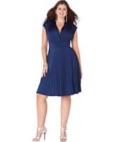 Soprano Plus Size Dress, Cap Sleeve Pleated Empire Soprano Plus Size Dress, Cap Sleeve Pleated Empire