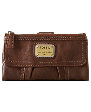 UPC 723764378818 product image for Fossil Emory Leather Clutch | upcitemdb.com