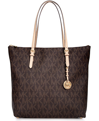 MICHAEL Michael Kors Handbag, Jet Set Large Tote - Handbags & Accessories - Macy&#39;s