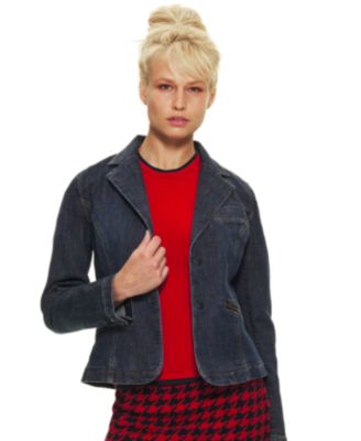 TOMMY HILFIGER Denim Zip-Pocket Blazer