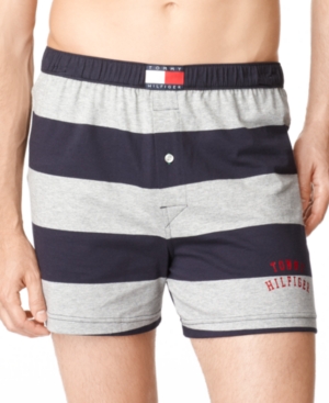 UPC 088541010467 product image for Tommy Hilfiger Men's Underwear, Rugby Striped Boxer | upcitemdb.com