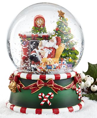 Holiday Lane Cookies for Santa Snow Globe - - Macy's