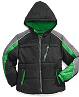Protection System Boys' Colorblocked Performance Puffer Jacket