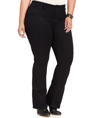 plus size high waisted jeans tummy control