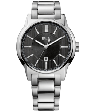 UPC 885997096553 product image for Hugo Boss Watch, Men's Architecture Stainless Steel Bracelet 42mm 1512913 | upcitemdb.com