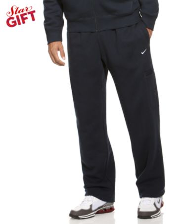 nike fleece cargo pants mens