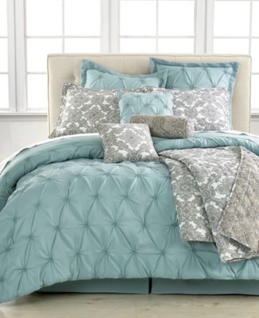 ... Blue 10 Piece Comforter Sets - Bed in a Bag - Bed & Bath - Macy's