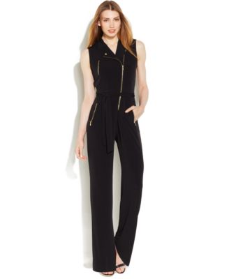 calvin klein wide leg jumpsuit