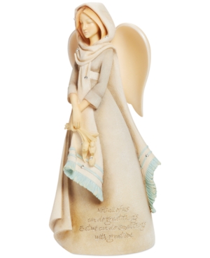 UPC 045544682459 product image for Foundations Angel with Flowers Collectible Figurine | upcitemdb.com
