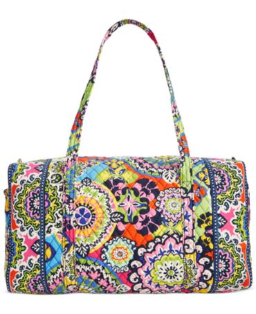 Vera Bradley Large Duffle Bag - Handbags  Accessories - Macy's