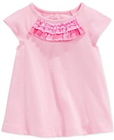 First Impressions Baby Girls' Ruffle-Neck Top