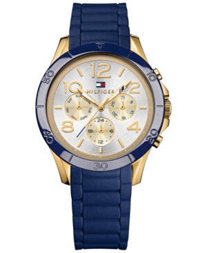 UPC 885997146029 product image for Tommy Hilfiger Women's Blue Silicone Strap Watch 38mm 1781523 | upcitemdb.com