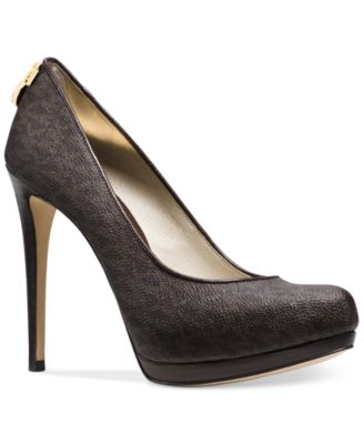 michael kors hamilton platform pumps