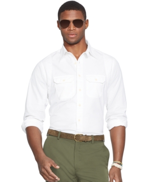 UPC 889043576044 product image for Polo Ralph Lauren Striped Poplin Bleecker Shirt | upcitemdb.com