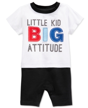 UPC 706255399714 product image for First Impressions Baby Boys' Big Attitude Sunsuit, Only at Macy's | upcitemdb.com