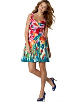 NINE WEST DRESS Sleeveless Floral Dress NINE WEST DRESS Sleeveless Floral Dress