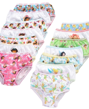 UPC 045299073250 product image for Handcraft Girls' or Little Girls' 7-Pack Fairies or Dora Cotton Underwear | upcitemdb.com