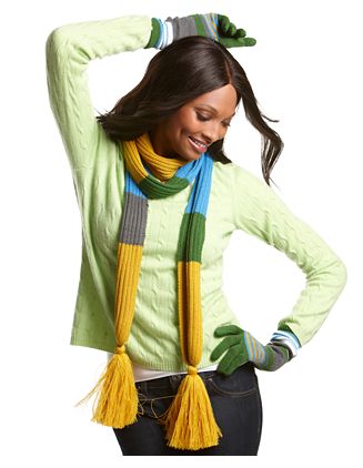 Charter Club Scarf, Heritage Stripe