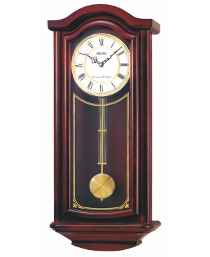 UPC 029665107886 product image for Seiko Wall Clock, Mahogany | upcitemdb.com