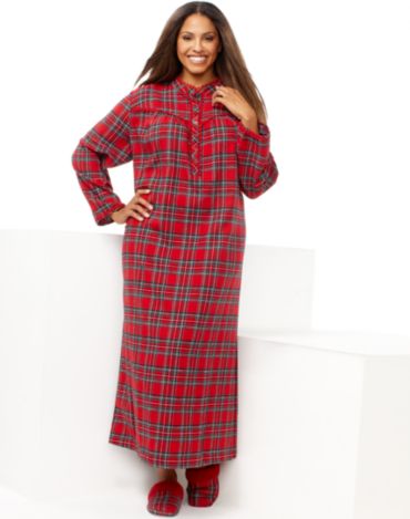 Holiday Womens Lingerie on Nightgown  Holiday Lane Flannel Nightgown   Womens Lingerie   Macy S