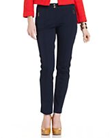 Alfani Pants, Skinny Seamed Riding Pants