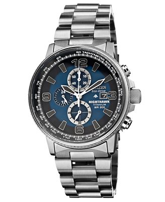 citizen eco drive nighthawk titanium