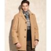 macys deals on London Fog Alden Wool Car Coat with Scarf