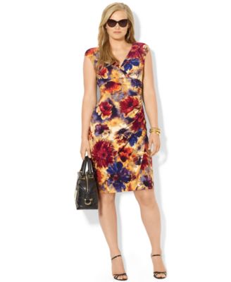 macys ralph lauren plus size dresses