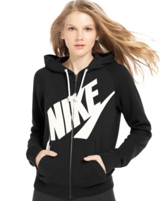 nike rally zip up hoodie