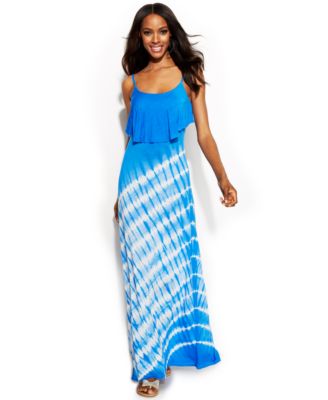 INC International Concepts Colorblock Bandeau Maxi Dress