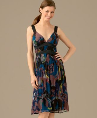 French Connection Marbled-Print Dress