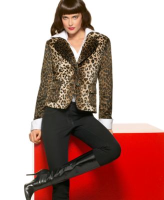 INC International Concepts� Leopard-Print Jacket, Shirt & Skinny Jean